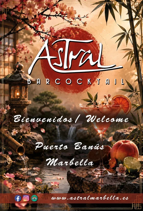 Astral menu cover.